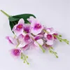 Fleurs décoratives faux mariage décor à la maison artificielle papillon orchidée Bouquet Durable et Durable parfait pour les Bouquets de mariée