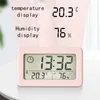 Bordklockor ledde digital väckarklocka med stationär elektronisk morgonklocka för hemmakontoret Backlight Snooze 2024