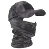 Шариковая кепка, камуфляжная Балаклава на все лицо, маска для мужчин и женщин, дышащая солнцезащитная маска, летняя бейсбольная быстросохнущая ветрозащитная камуфляжная кепка