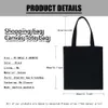 Lady Designer Tote Mags Sumi Black Cat Printed Складируемая эко -сумочка в магазине. Офис. Повседневная сумка для наплечника супермаркет сумка супермаркета 48LC#