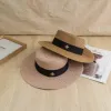 Wide Brim Hats Straw Hat Ladies Bee Bow Summer Outing Sunscreen Sunshade European and American Retro Leisure All-match Top Hatwide Bucket Hats