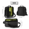 rossi Insulated Lunch Bag for Women Motorcycle Racing Cooler Thermal Bento Box Office Picnic Travel d0wO#