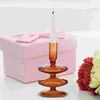 Castiçais centrais mesa de jantar frascos de vidro pilar velas decoração mesa chá luz tealight