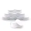Bouteilles de stockage 100 pièces petit échantillon vide récipient transparent pot avec couvercle couvre étuis pour organisateur de crème rapide