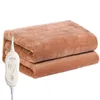 Cobertores UE Plush Claguk Clanta de lã macio aquecida aquecida corpo quente mais inteligente