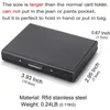 10 cards RFID Credit Card Holder Protector Metal Credit Card Wallet Busin Card Holder for Men Women Gift Box Package W9Bq#