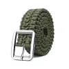 Paracord Paracord 550 Cintura di sopravvivenza Corda fatta a mano Bracciale militare tattico Accessori da esterno Attrezzatura da campeggio per escursionismo