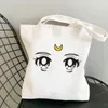 shopper Sailor Meow On the mo Kawaii Bag Harajuku donna Shop Bag Canvas Shopper Bag borsa a tracolla per ragazza Lady Z3wb #