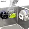 Ganci XZJJA 1PC Simpatico Cartone Animato Ventosa Rack di Stoccaggio Multi-Funzione di Drenaggio Spugna Sapone Rastrelliere Cucina Bagno Articoli Vari Organizzatore