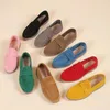 Casual Shoes Classic Woman Moccasins Summer Fashion Colorful Slip-On Flat Ladies Brand Design Artifical Suede Loafers Plus Size