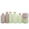 Storage Bottles 200ML-500ML Plastic Shampoo Shower Gel Foaming Soap Dispensers Refillable Flip Cover/Pump Lotion Organizer