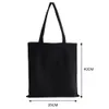 tote Bags for Women Canvas 2022 Casual Handbags Shop Fr Color Letter Printed Reusable Foldable Shoulder Organizer Bag D7C7#