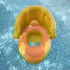 Anillos de natación inflables para bebés, asiento para niños, sombrilla flotante, círculo de natación 240322