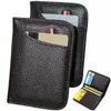 portátil Super Slim Soft Wallet PU Couro Ultra Mini Cartão de Crédito Carteira Bolsa Titulares de Cartão Homens Carteira Fina Pequena Carteira Curta t3fN #