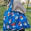 large Size Reusable Shop Bag Tote Bag Foldable Tear Resistant Lady's Travel Bag Tote Wable Durable Nyl 2022 k9QI#