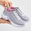 Scarpe casual da passeggio 2024 Scarpe da ginnastica da donna con piattaforma leggera traspirante per esterni