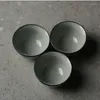 Cups Saucers 5st/Lot Vintage Chinese Ancient Calligraphy Pottery Tea Cup Wine Set Teaware Bowl Ceremony Antique Teacup