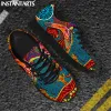 Flats INSTANTARTS Australia Aboriginal Art Laceup Mesh Sneaker Shoes for Women New Fashion Ladies Couple Flats Comfort Light Footwear