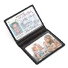 ultra Thin Soft Wallet 100% Genuine Leather Mini Credit Card Holder Wallet Multi Card RFID Slim Small Card Holder Men's Wallet 05lN#