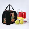 Boîte à lunch chat japonais pour femmes étanche Japon Neko Ramen chat refroidisseur thermique alimentaire sac à lunch isolé enfants écoliers 56VG #