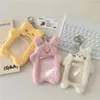 ins Cute Cat Rabbit Держатель для карт Подвеска Плюшевый чехол для карт Carto Студенческий билет Обложка с брелоком Корейский Statiery Дисплей G7GJ #