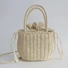 Saco de palha bolsas e bolsas para mulheres verão rattan crossbody artesanal senhoras praia corda sacos mão tote