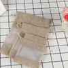 Burlap Burlap Organza Borsa con coulistica per campioni di cosmetici per feste di nozze Godie mesh h4mo#