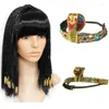 Hårklipp cleopatra orm egyptisk pannband punk hårband Carnivals Decors