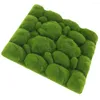 Decoratieve bloemen Home Decor Fake Moss Board Ornamenten Groen Achtergrond Wandpaneel Simulatie Gesimuleerd