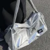 girls Crossbody Tote Bags Women High-capacity Grunge Y2k Aesthetic Shoulder Bag Vintage Simple Fi Casual Handbags All Match 437H#
