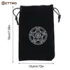 1PCS VEET Tarots Oracle Cards Sac de rangement Runes CStellati Witch Divinati Actualités Bijoux Dice Sac à crampon Pouche Y6FN #