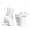 Tazze Creative Cute Coffee Cup Ceramic Acqua Porcellana bianca Withreat School Teacher Gift Drink Utensili