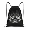 Bruxa Tripple Mo Drawstring Bag Mulheres Homens Dobrável Gym Sports Sackpack Loja Mochilas W9bD #