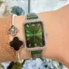 Luxury Lady Watches Top Marka skórzany pasek Kobiety Zegarń Zwycięzca Diamond Projektant mody Watch na damski dzień Matki Świąteczny prezent urodzinowy