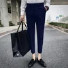 Abiti da uomo 2024 Primavera ed estate Slim Fit Pantaloni alla caviglia casual britannici Abito versatile stile coreano