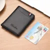 1 adet yeni süper ince yumuşak cüzdan PU deri mini kredi kartı cüzdan çanta kart sahipleri erkekler cüzdan ince küçük kısa cilt cüzdanları E7MY#
