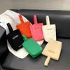 2023 nuevo estilo minimalista mini bolsa de lona portátil bolsa de almuerzo color caramelo hervidor correa para la muñeca bolsa de lona lisa J6KR #