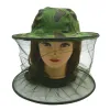 Mosquito Testa Protettore Cappello Net Hat insetti insetti Bee Proof Mash Hat Outdoor Fishing Sun Cap Anti Bee Hat Anti Mosquito