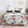 Customize Po Cotton Bedding Set Luxury Brand Duvet Cover Set with Pillowcase DIY Kids Adult Bed Set King Queen Size 3pcs 240326