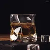 Wijnglazen 300 ml gedraaid whiskyglas Creatieve speciaal gevormde bierbeker Crystal Spirit koffiemok drinkgerei