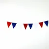 Decorazione per feste Bandiera USA appesa per bambini Banner Forniture Patriotic Memorial Day 2 set