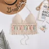 Camisoles Tanks Summer Beach Short Tank Top Sweet Tassel Embroidery Bra Hollow Out Camisole