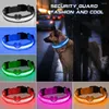 Collari per cani Collare per animali domestici LED luminoso notturno di sicurezza Anti-smarrimento lampeggiante Piombo fluorescente