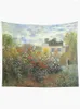 Tapestries Claude Monet-アージンテウイルの庭、別名Dahlias Tapestry Room装飾韓国スタイルの美的装飾