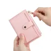 2023 Hasp Mey Wallets for Women Designer Wallet Fi Coin Mey Card Holdeer Purses Solid Cute Small PU Girl Clutch D4l4#