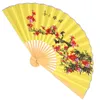 Decorative Figurines Hanging Fan Retro Decor Folding Wall Decors Bamboo Bone Chinese Craft