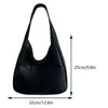 Shoulder Bags Women Vintage Hobo Bag Trendy PU Leather Large Capacity Retro Tote Handbag Soft Underarm Fall Winter