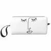 One Line Face Art Sac Cosmétique Femmes Fi Grande Capacité Pablo Picasso Maquillage Cas Beauté Stockage Sacs De Toilette 92MH #