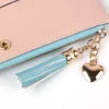 2024 Portefeuille de glands femmes lg portefeuille mignon en cuir Femmes Femme Femmes Zipper Portefeuille Femelle Purse Claking Cartera Mujer 34RJ #