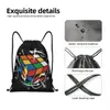 custom Rubix Rubiks Cube Math Formula Drawstring Bags for Training Yoga Backpacks Men Women Geek Magic Gift Sports Gym Sackpack 0241#